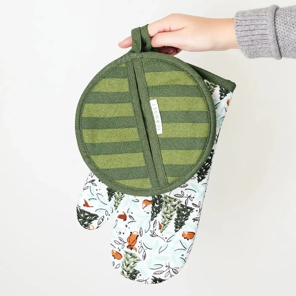 Winter Fox Pot Holder Set