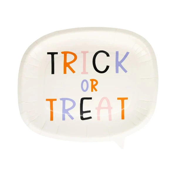 Trick or Treat Shaped Plate