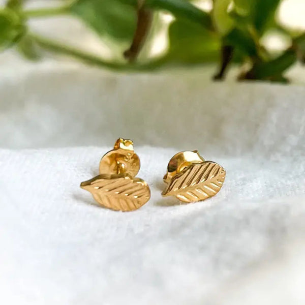 Little Leaf Stud Earrings