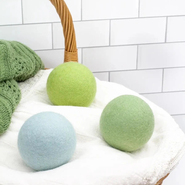 Jade Ombre Trio Wool Dryer Ball Set