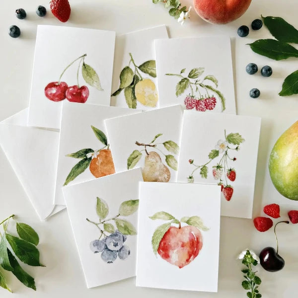 Fruits Assorted Notecard Set