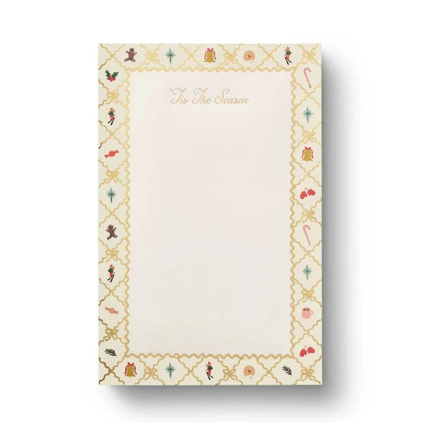Holiday Argyle Notepad