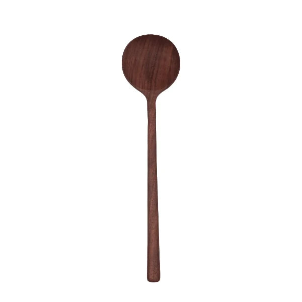 12" Walnut Round Spoon