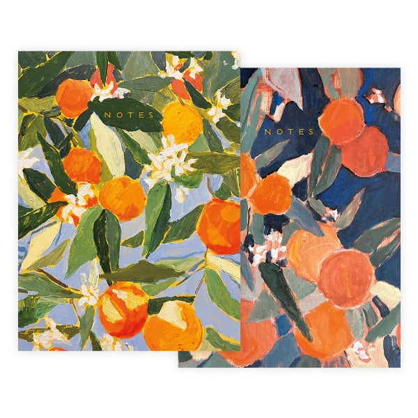Sunny Oranges Notebook Set