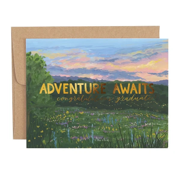 Adventure Awaits Graduation Card
