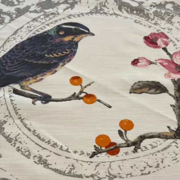 Drew Bird Throw Pillow