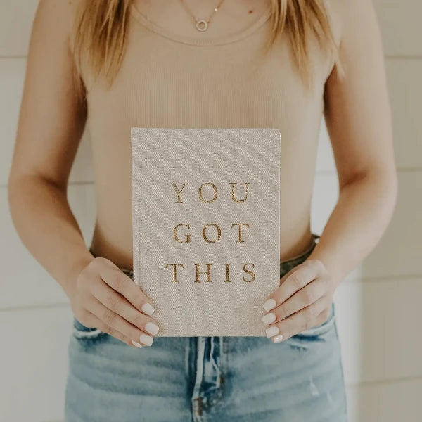 You Got This Fabric Journal