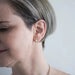 Hana Studs in White