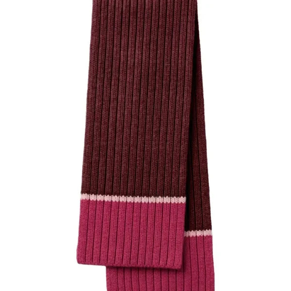 Montauk Colorblock Scarf in Raspberry/Pink