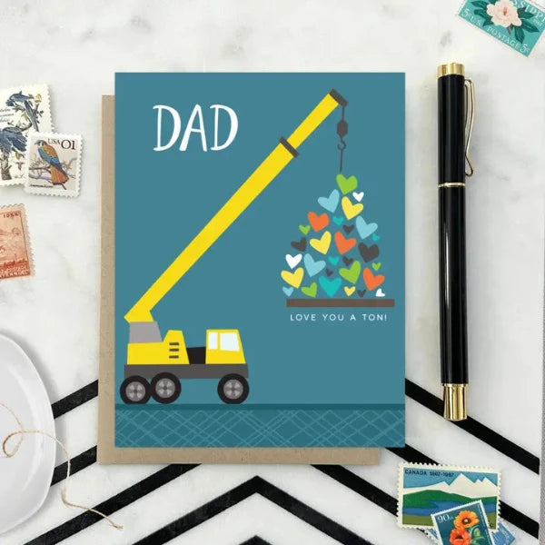 Ton of Love Father's Day Card