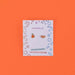Orange Enamel Flat Back Earrings