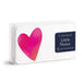 Pack of E. Frances Little Notes with a pink heart design on a white background