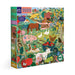 Jigsaw puzzle box with farm animals and nature design on a colorful background