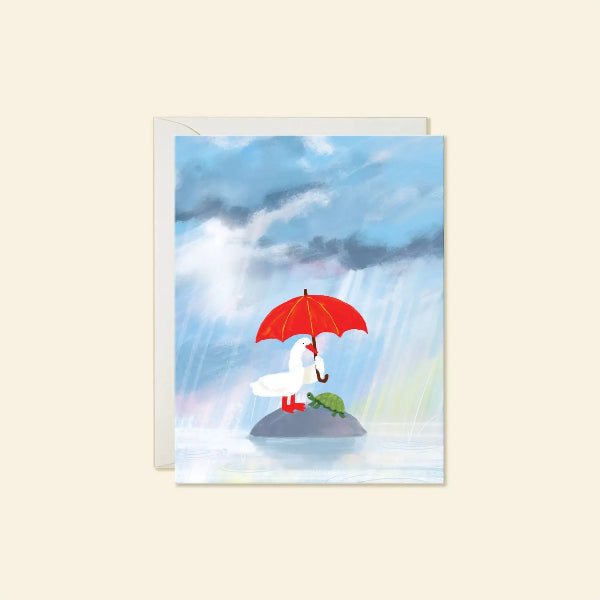 Rainstorm Greeting Card