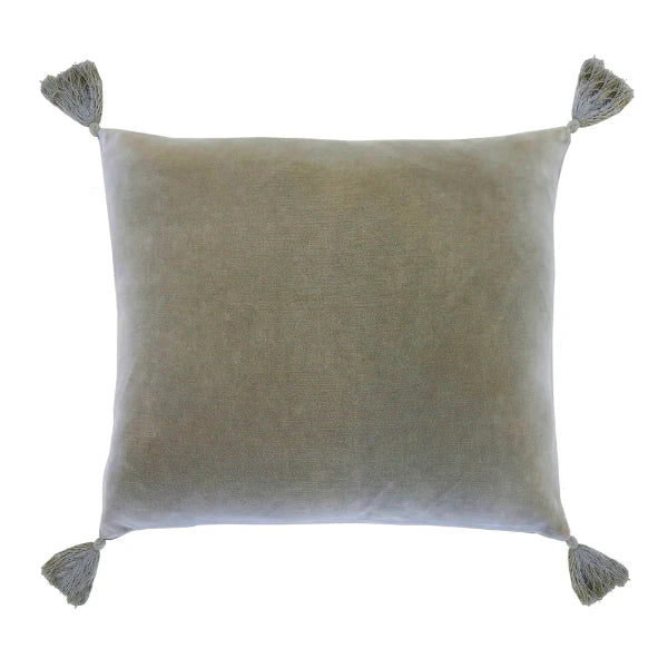 Bianca Velvet Pillow: Sage