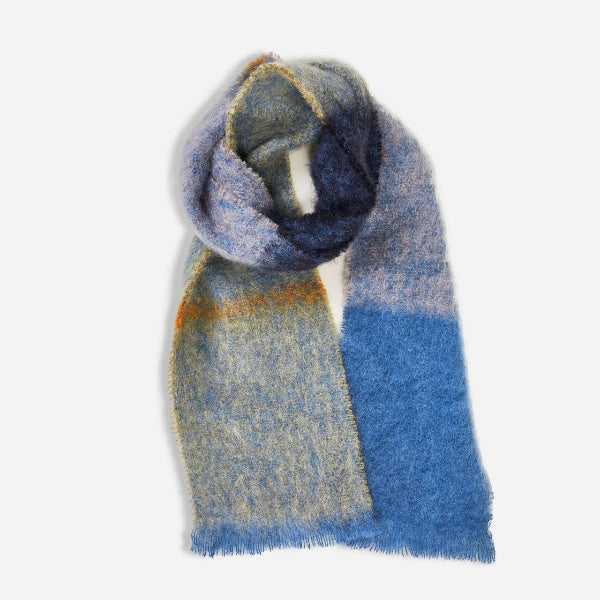 Boher Olive Mohair Scarf