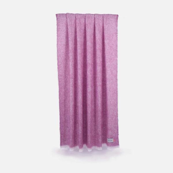 Mooneen Foxglove Mohair Throw
