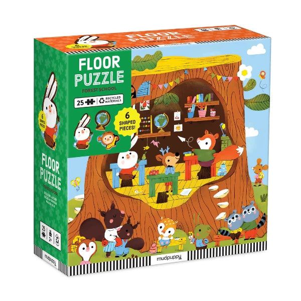 Forest School 25 Piece Floor Puzzle