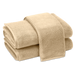 Stack of beige towels on a transparent background