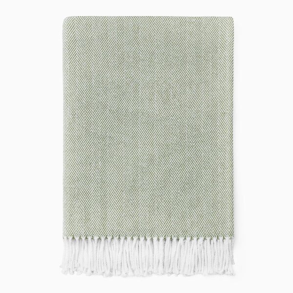Celine White/Willow Throw