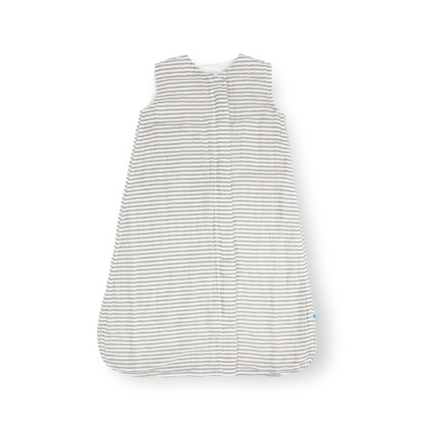 Cotton Muslin Sleep Bag- Grey Stripe