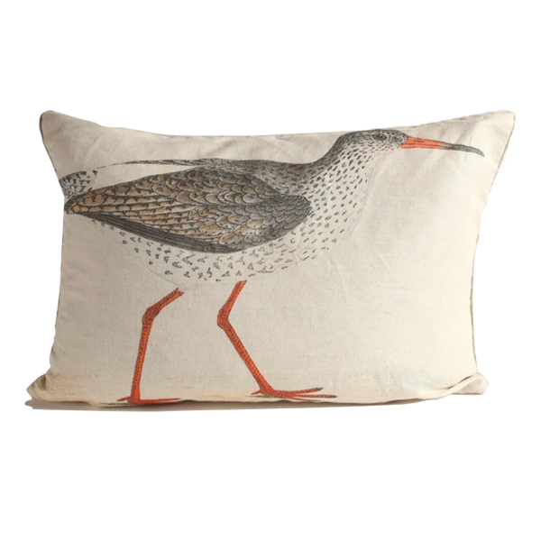 Snipe Natural Linen Pillow