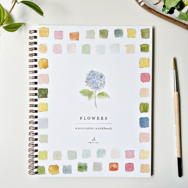Watercolor Workbook-Flowers