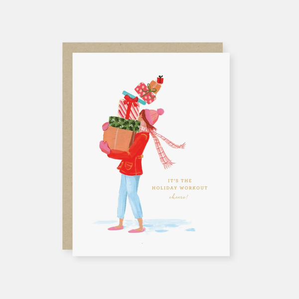 Cheers to the Holiday Workout Card