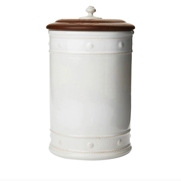 Berry & Thread 13" Canister w/ Wooden Lid