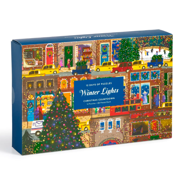 Winter Lights 12 Days of Puzzles Holiday Countdown