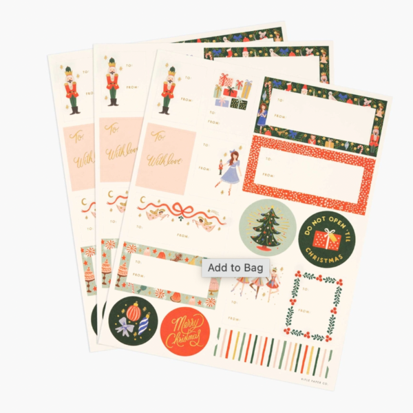 Nutcracker Gift Stickers