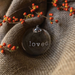 "Loved" Engraved Round Ornament