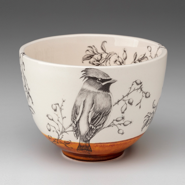 Small Bowl: Waxwing
