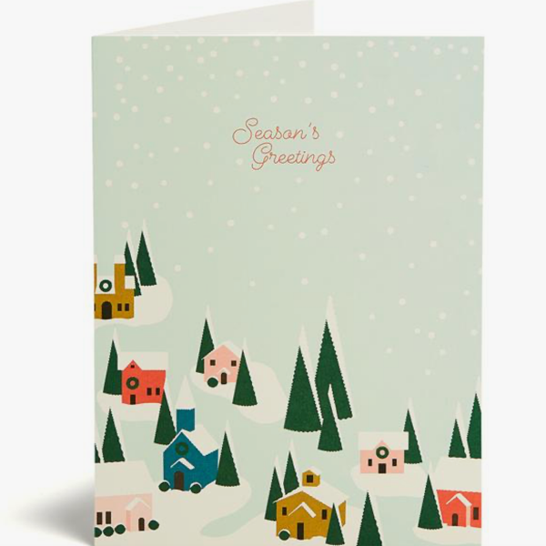 Winter Village Card