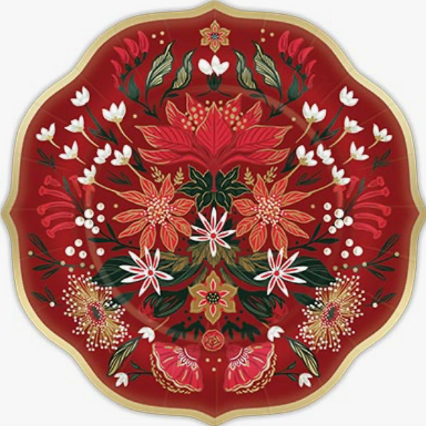 Christmas Garden Dinner Plates