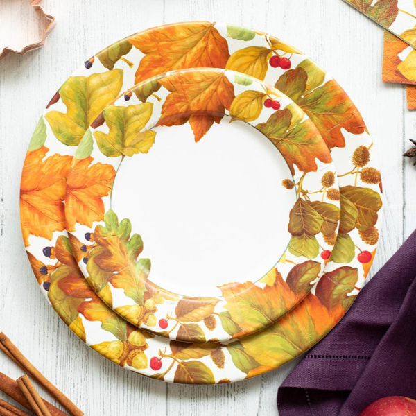 Autumn Leaves Salad/Dessert Plates