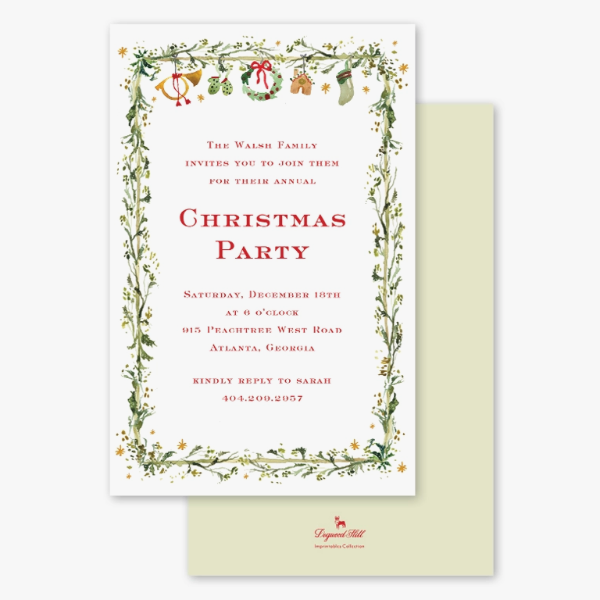 Festive Folklore Boxed Invitations