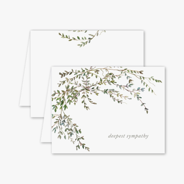 Organic Branches Sympathy Card