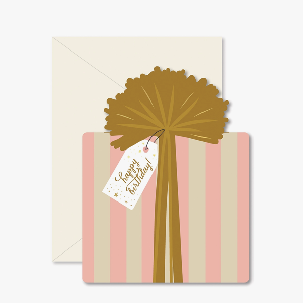 Birthday Gift Die-Cut Greeting Card