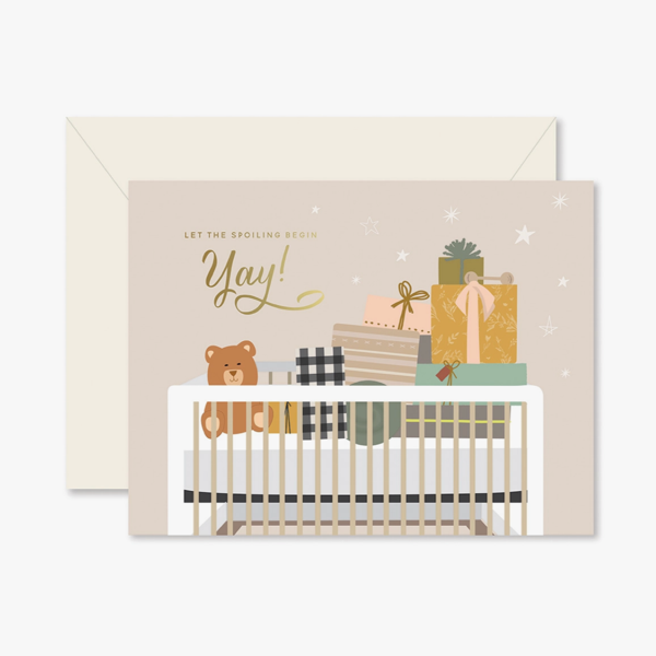 Spoiling Baby Greeting Card