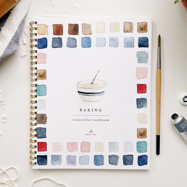 Watercolor Workbook - Baking