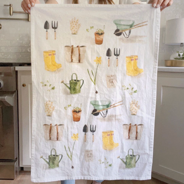 Gardening Tea Towel