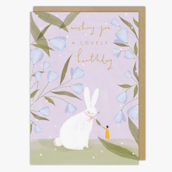 Loved Bunny Birthday Card