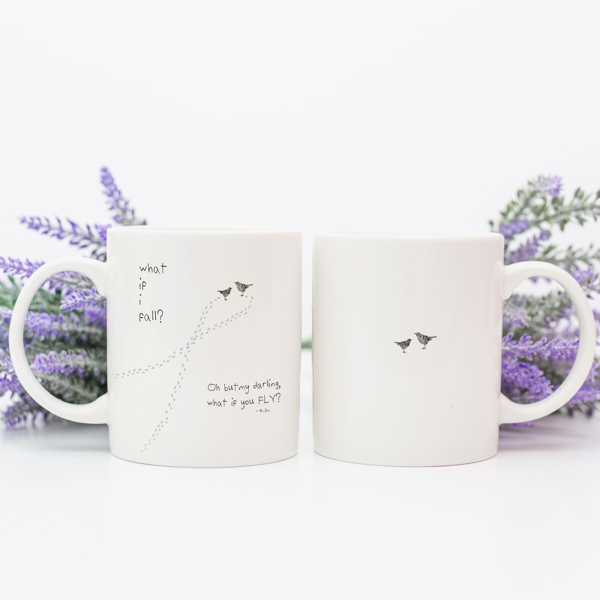 What If I Fall What If You Fly Mug
