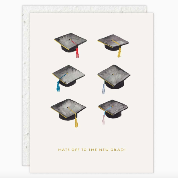 Hats Off Graduation Card