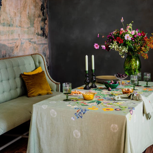 Bouquet Du Soleil Sauge Table Linens