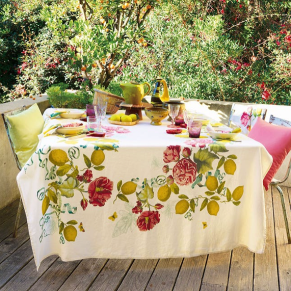 Citrons De Menton Romance Table Linens