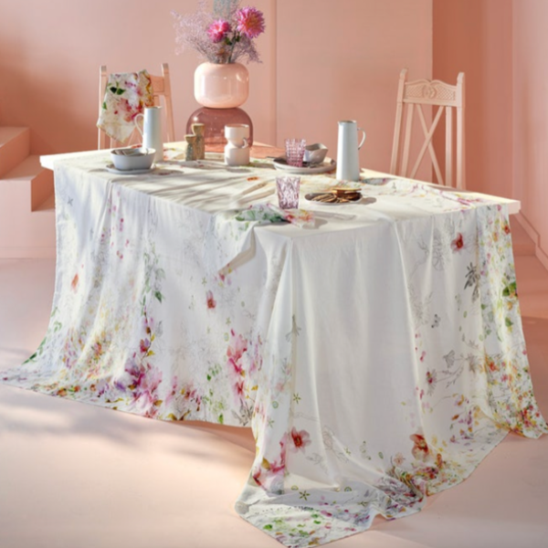 Jardin Sauvage Blanc Table Linens