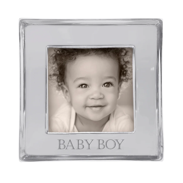Baby Boy 4x4 Beaded Frame