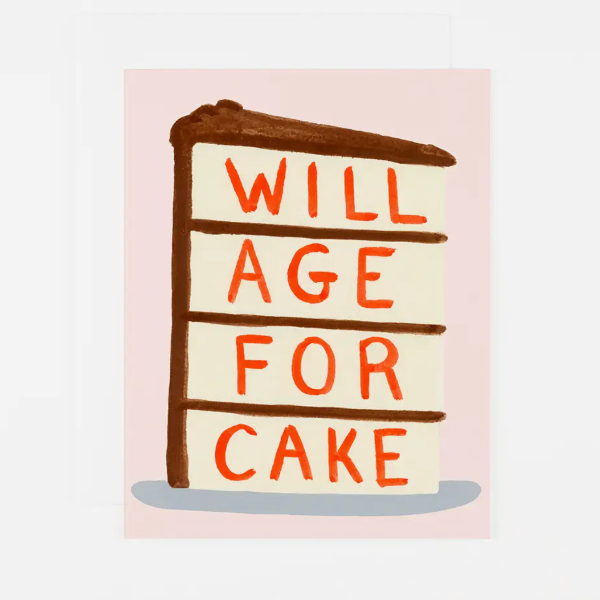 Will Age for Cake Card